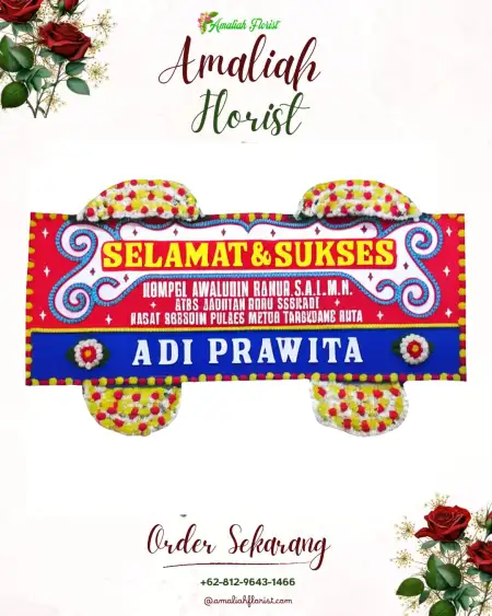 Papan Bunga Ucapan Selamat Undaan